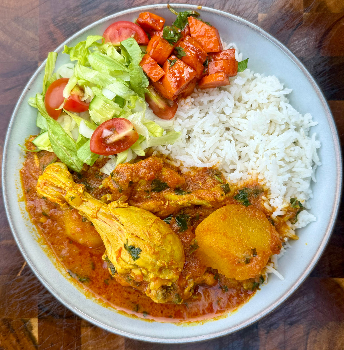 Home-Style Chicken Curry & Rice