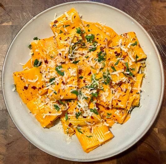 Spicy Rigatoni Pasta E-Recipe