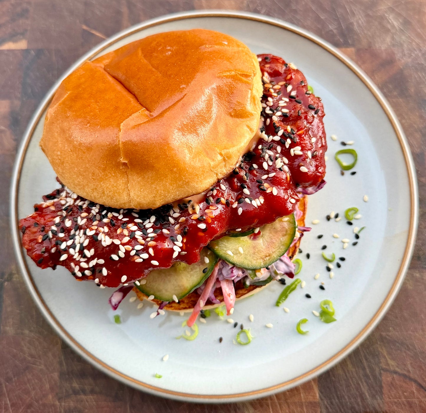Korean Chicken Burger