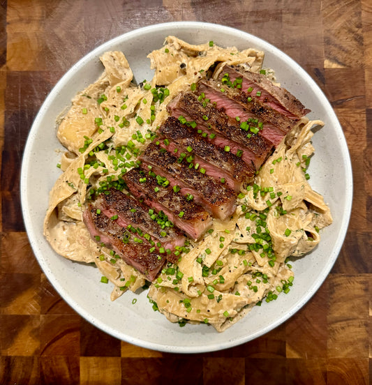 Steak & Peppercorn Pasta E-Recipe
