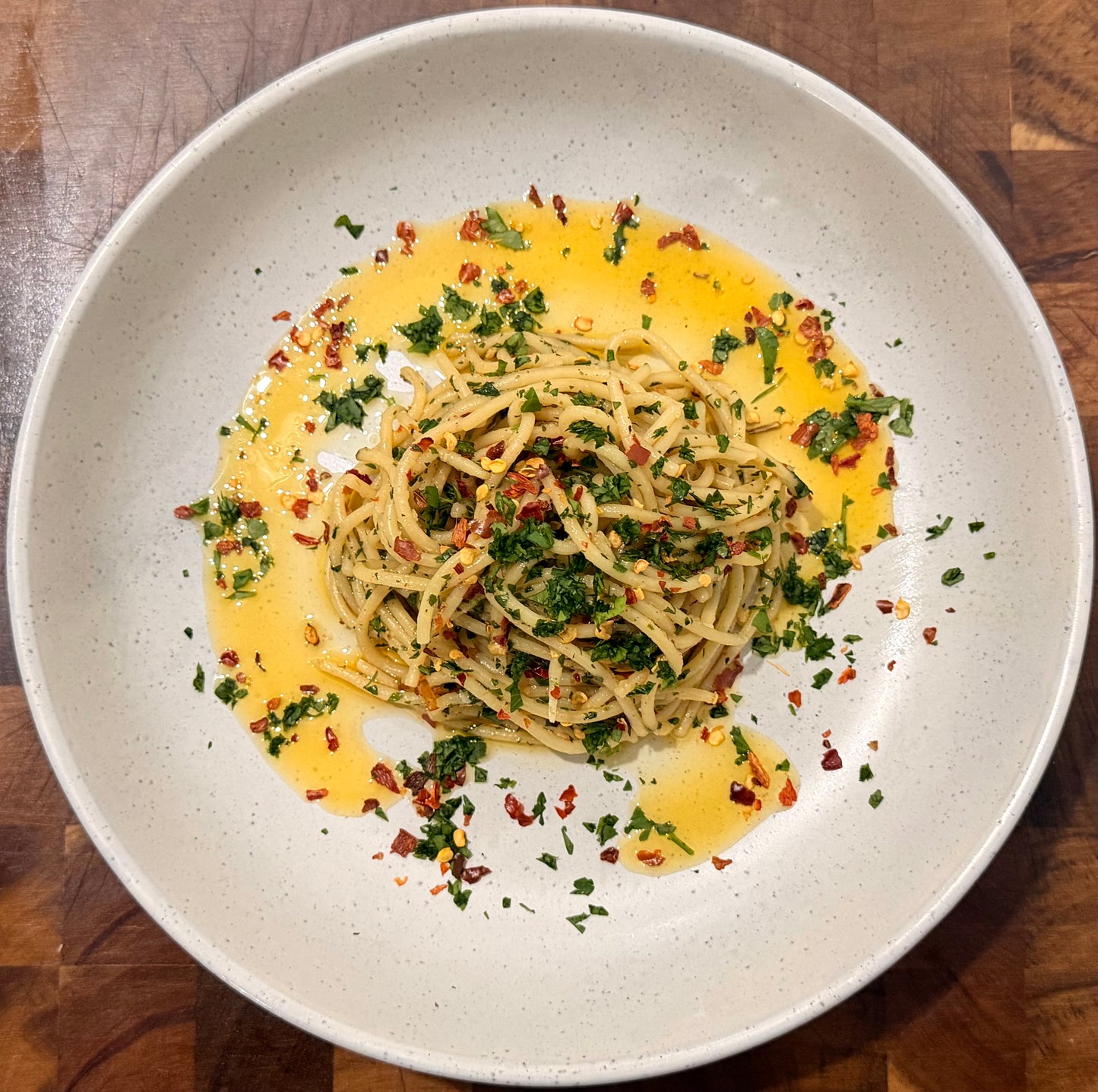 Spaghetti Aglio e Olio E-Recipe